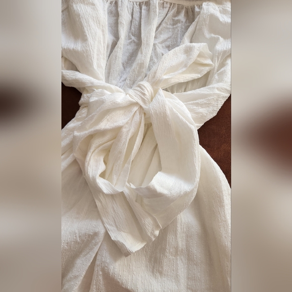 NWT! Lulus Adorable Impression White Midi Dress With Pockets - Picture 8 of 9